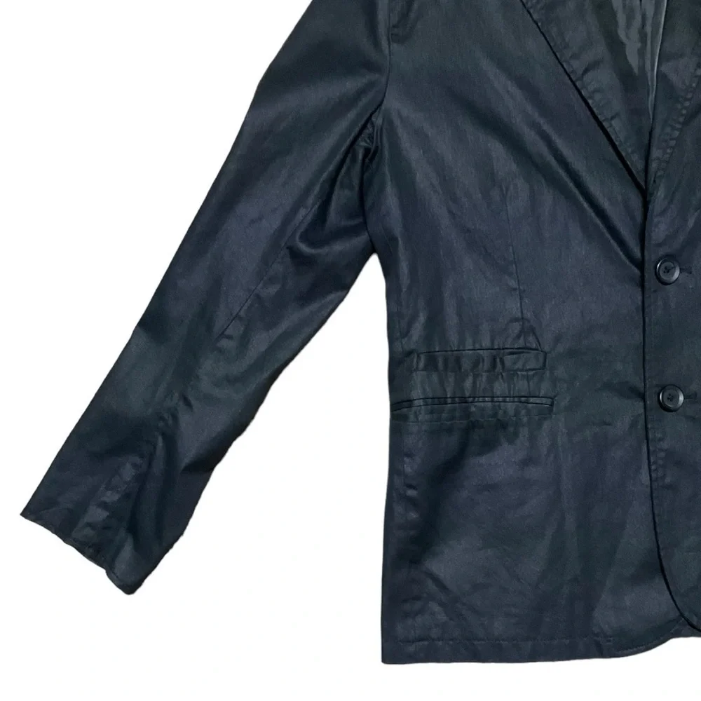 🧬 HELIX Men’s Tech-Sheen Blazer‎ M | Utility 🔩 Meets City Vibes